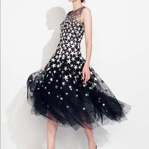 Oscar de la Renta Starfish Tulle Dress